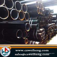 API black Seamless Steel Pipe with plastic